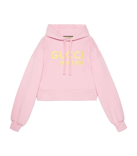 gucci crop top hoodie